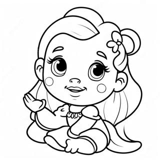 Baby Disney Princess Coloring Pages