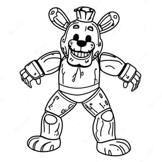 Full Body Springtrap Coloring Page 52232-41811