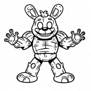 Full Body Springtrap Coloring Page 52232-41812