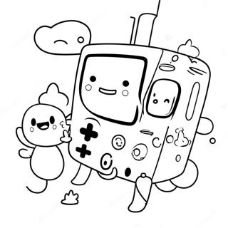 Bmo With Friends Coloring Page 52243-41826