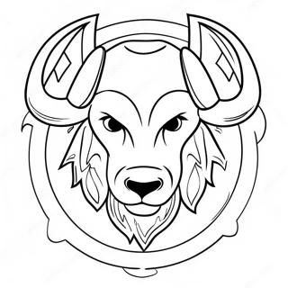 Buffalo Sabres Logo Coloring Page 52252-41836