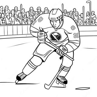 Buffalo Sabres Player Skating Coloring Page 52253-41831