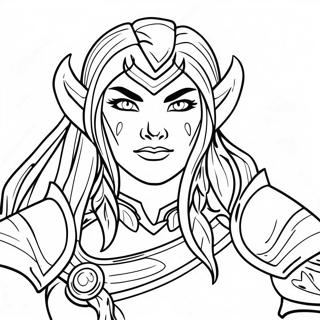 World Of Warcraft Coloring Pages