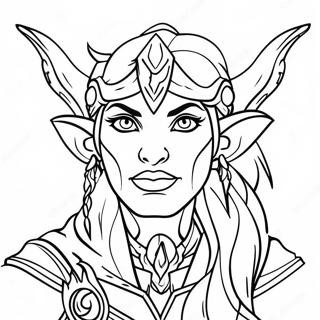 World Of Warcraft Coloring Page 52272-41847