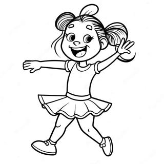 Penny Proud Dancing In Style Coloring Page 52293-41862