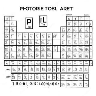 Colorful Periodic Table Activity Coloring Page 52303-41869