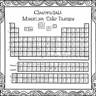 Colorful Periodic Table Activity Coloring Page 52303-41872