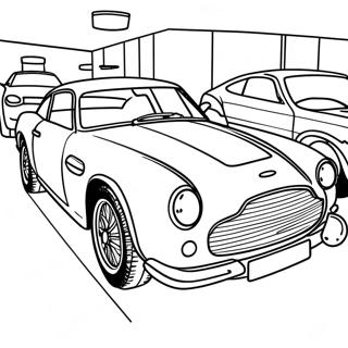 Aston Martin Coloring Pages