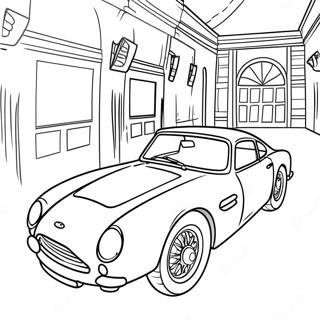 Classic Aston Martin Sports Car Coloring Page 52323-41889