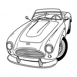 Classic Aston Martin Sports Car Coloring Page 52323-41892