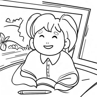 Morning Work Coloring Page 52352-41915