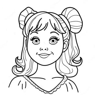 Cindy Lou Who Coloring Page 52362-41920