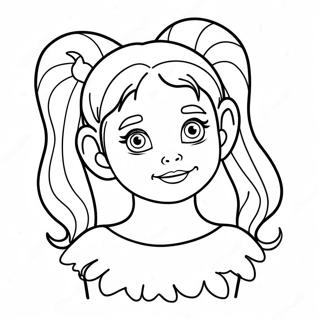 Cute Cindy Lou Coloring Page 52363-41929