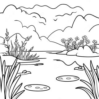 Wetlands Coloring Pages