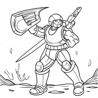 Striker Eureka In Battle Coloring Page 52413-41957