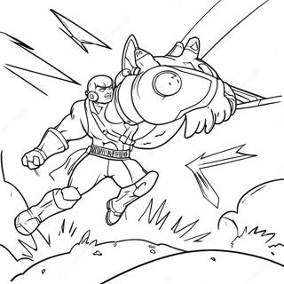 Striker Eureka In Battle Coloring Page 52413-41960