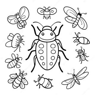 Insect Coloring Page 5241-4358