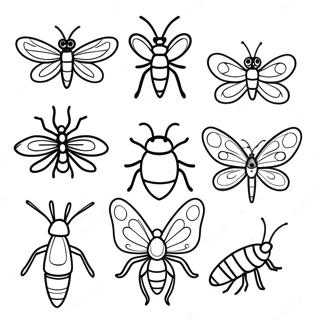 Insect Coloring Page 5241-4360