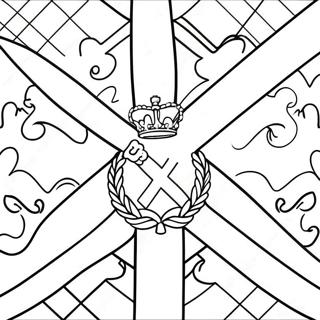 Scotland Flag Coloring Page 52432-41975