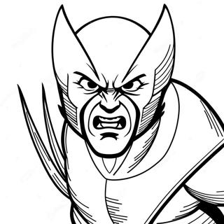 Wolverine Animal Coloring Pages