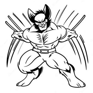 Wolverine Animal Coloring Page 52452-41987