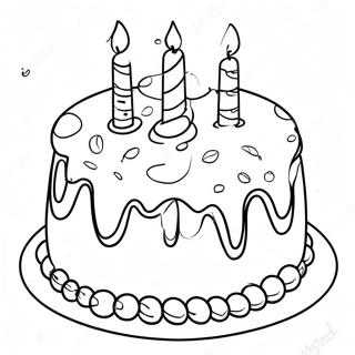 Happy 9th Birthday Coloring Pages