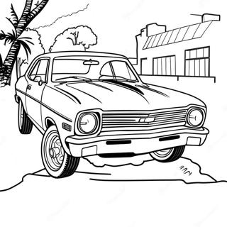 Chevy Nova Coloring Pages