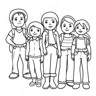 Alma And Friends Adventure Coloring Page 52533-42050