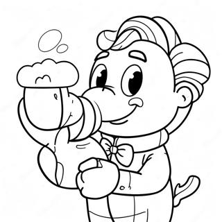 Edward Chugging Along Coloring Page 52563-42078