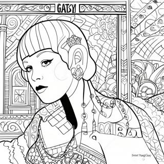 The Great Gatsby Coloring Page 52592-42098