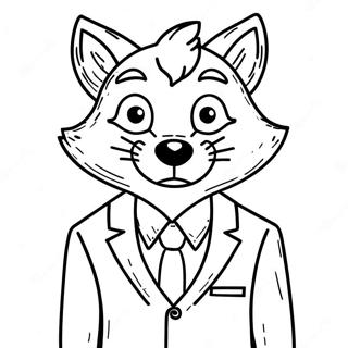 Fantastic Mr Fox Coloring Pages