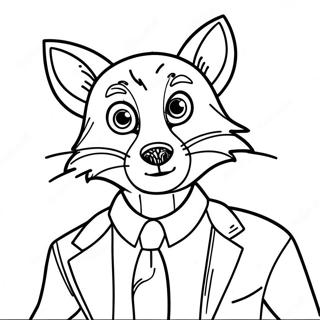 Fantastic Mr Fox Coloring Page 52622-42123