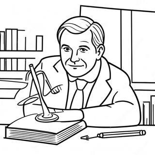 Lawyer Coloring Page 52632-42131