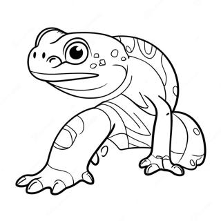 Newt Coloring Pages