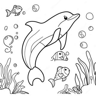 Barbie Dolphin Magic Coloring Pages