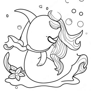 Barbie Dolphin Magic Fun With Friends Coloring Page 52653-42152