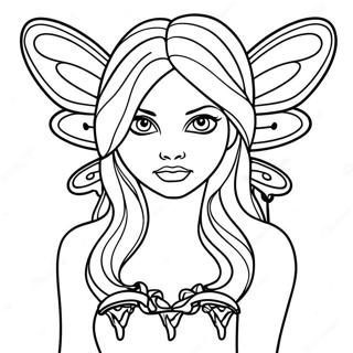 Dark Beauty Coloring Pages