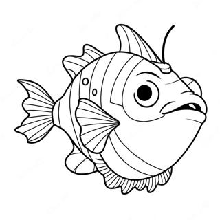 Angler Fish Coloring Page 52712-42198