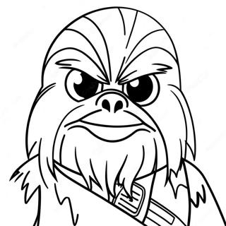 Chewbacca Angry Bird Coloring Page 52763-42237