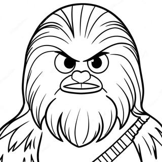 Chewbacca Angry Bird Coloring Page 52763-42239