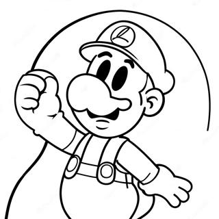 Luigi S Mansion Coloring Page 52772-42246