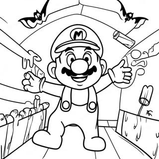 Luigi's Mansion Coloring Pages