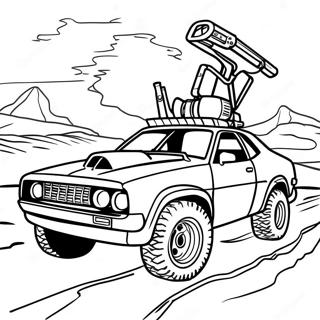 Mad Max Coloring Pages