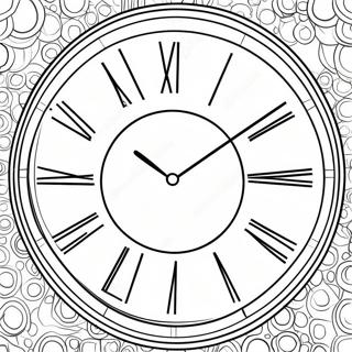 Telling Time Clock Face Coloring Page 52792-42259