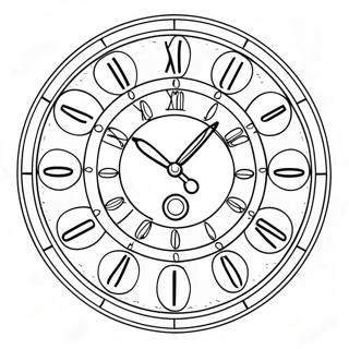 Telling Time Clock Face Coloring Page 52792-42260