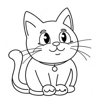 Apologetic Cat Sorry Coloring Page 52803-42269