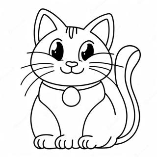 Apologetic Cat Sorry Coloring Page 52803-42270