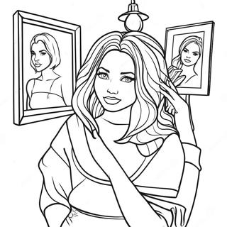 Hair Salon Coloring Pages