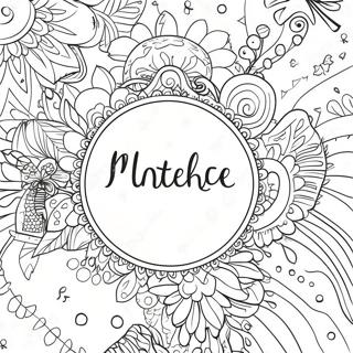 Fun Editable Name Coloring Page 52823-42285