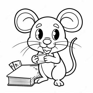 If You Take A Mouse To School Coloring Pages